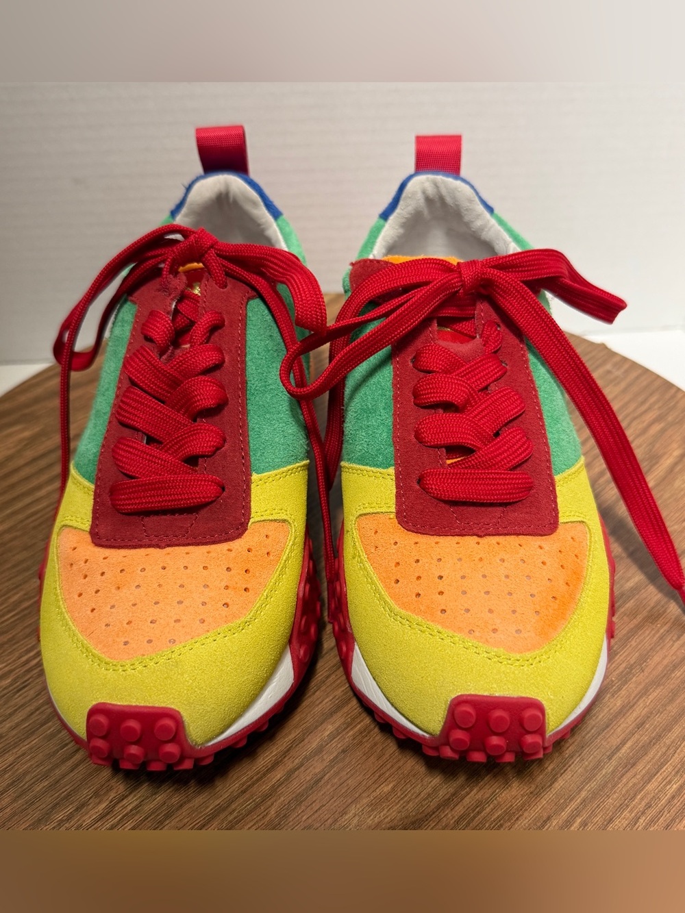 Freshly Smoove Trainer “Flavor” Vibrant Multicolored Suede/Leather Sneakers